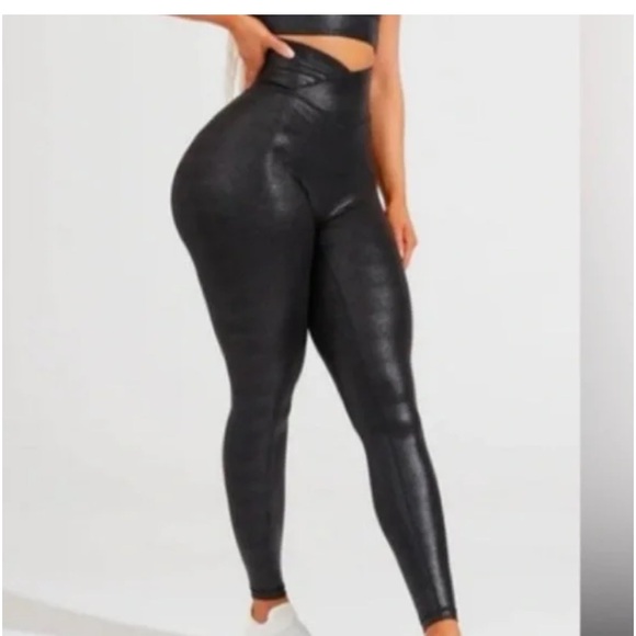 🖤 Buffbunny Snakeskin VIPER Leggings, Onyx🖤 MEDIUM🖤NEW with tags!🔥SOLD OUT! - Picture 2 of 11